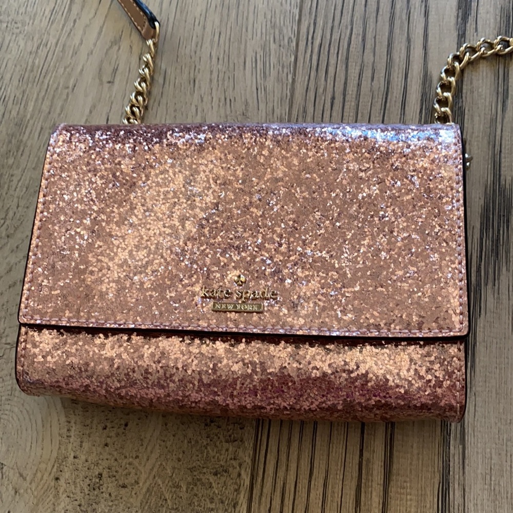 Rose gold Kate Spade crossbody